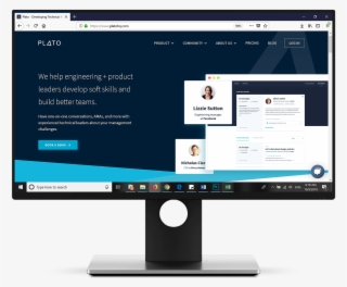 Plato's Got A New Look How We Designed, Built, And - Computer Monitor