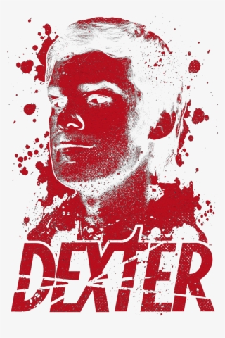 Dexter Born In Blood Juniors V Neck T Shirt - Poster