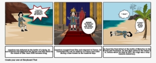 Fall Of Napoleon - Cartoon