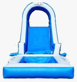 Blue Water Slide On Rent In Dubai - Inflatable