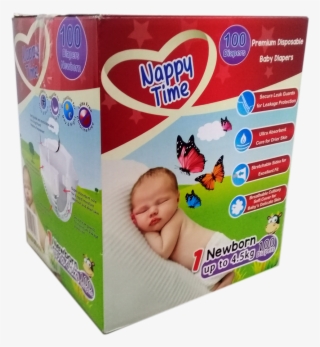 Mega Nappytime Newborn Kg / 100 Pieces - Baby