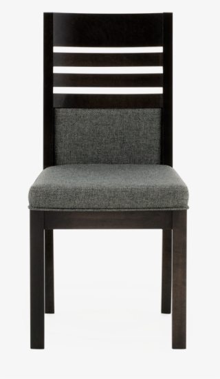 Image For Dark Grey Birch Chair With Upholstered Seat - Chair