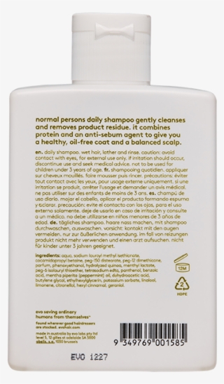 Evo Normal Persons Daily Shampoo