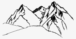 Png File Size - Mountain Drawing Png Free
