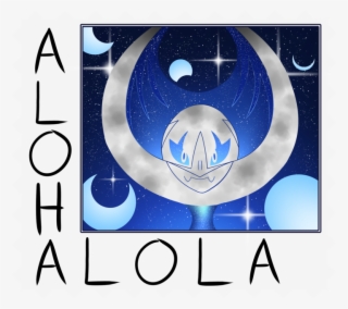 Aloha Alola Lunala Stamp - Circle