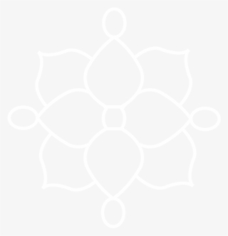 White Logo On Transparent Bkgrnd Symbol - Johns Hopkins White Logo