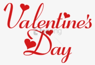 Free Png Happy Valentine Day 2018 Date Png Image With - Valentines Day Logo Png