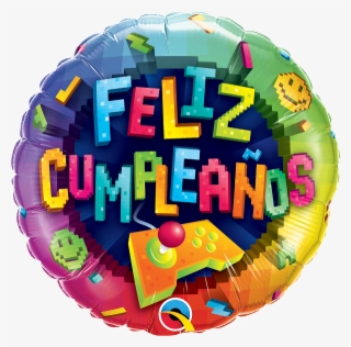 18" Feliz Cumpleaños Videogame Foil Balloon - Balloons