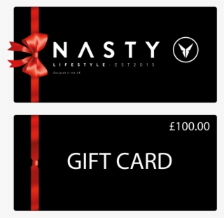 Crossfit & Fitness Gift Card Gift Card Nasty Lifestyle - Graphic Design