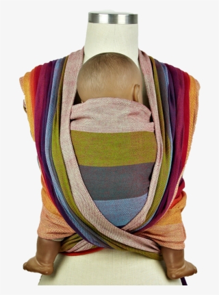 Girasol Woven Wrap Baby Carrier - Girasol Earthy Rainbow