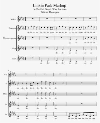 Linkin Park Mashup Sheet Music 1 Of 11 Pages - Sheet Music