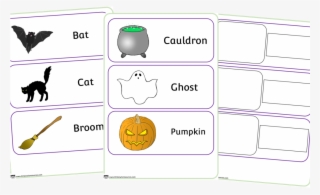 Halloween Words - Cartoon