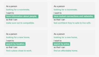 User Stories -