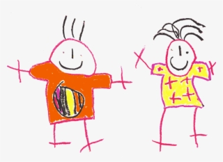 Juventud Niños Niñas Children Childrenhood Smile - Children Drawing Clipart