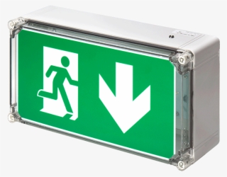 Wp Exit Box Weatherproof Emergency Exit Box Product - Weatherproof Emergency Exit Signs