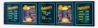 Super Halolite - Concession Menu Board Theatre