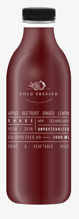 Apple Beetroot Ginger Lemon Juice Shot - Glass Bottle