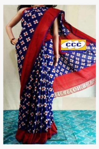 Ikat Cotton Saree - Silk