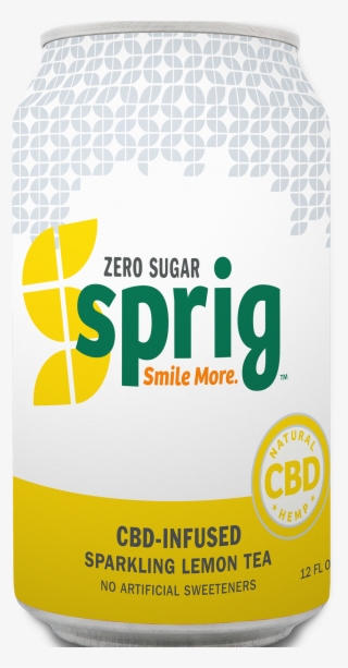 Sprig Cbd Sparkling Lemon Tea Zero Sugar By Sprig - Caffeinated Drink