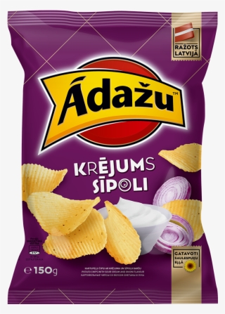 Potato Chips With Sourcream And Onion Flavour - Адажу Чипсы