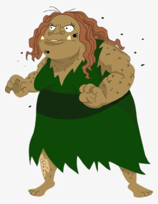 Bat Pat Character Grundulla The Ugly Ogre - Cartoon