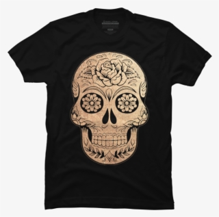 Floral Skull Tattoo Gold - Extended Dream Team - 650x650 PNG Download ...