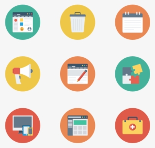 Web Design Development & Ul Flat Circle - Circle