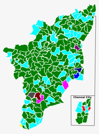 1991 Tamil Nadu Legislative Assembly Election - Tamil Nadu Mla Constituency Map