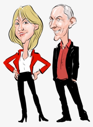 I Pad Caricature - Cartoon