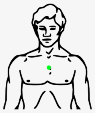 Body Chest Clipart - Man Drawing For Neuro Exam