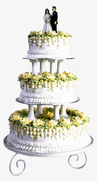 Free Png Wedding Cake Png Images Transparent - Flower Wedding Cake Png