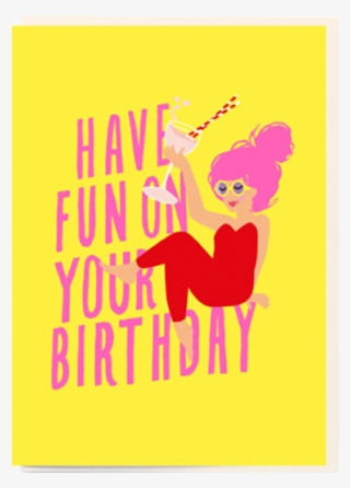 Birthday Funky Quirky Unusual Modern Cool Card Cards - Illustration