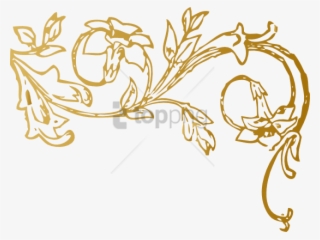 Free Png Gold Swirl Design Png Png Image With Transparent - Gold Border Design Transparent