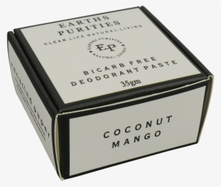 Bicarb Free Coconut Mango - Earths Purities Bicarb Free Deodorant Paste