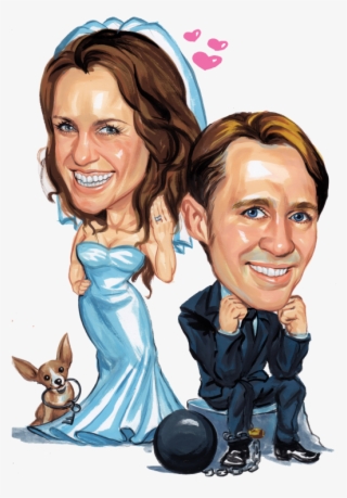 Custom Wedding Caricature Can Be A Perfect Show Stopper - Cartoon