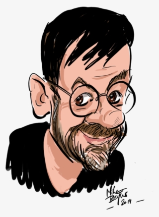 I Pad Caricature - Illustration