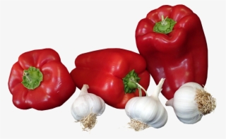 Vegetables, Capsicum, Garlic, Cooking, Healthy - Red Bell Pepper