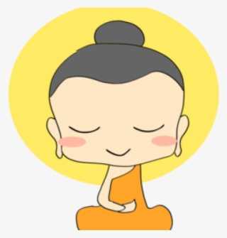 Meditation Clipart Budha - Buddha Cartoon Png