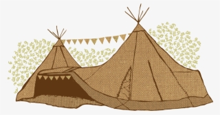Orange Tree Weddings - Wedding Tipi Illustration
