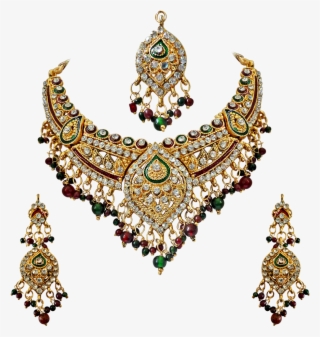 Kundan & Polki With Enamel Hanging Earrings Fashion - Earrings
