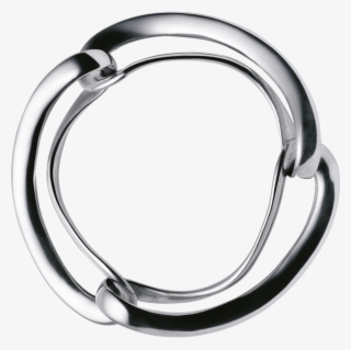 Georg Jensen Sterling Silver Infinity Three Link Bangle - Bracelet