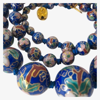 Graduated Cloisonne Bead Necklace - Bead