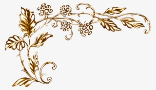 Manuscript Gold Ornament Corner Mosaic Illuminated - Золотые Узоры Для Фотошопа