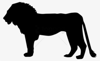 Free Png Download Leon Silueta Png Images Background - Lion Profile Silhouette