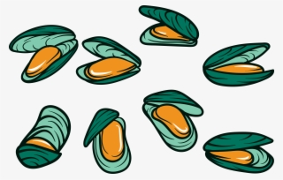 Clip Art Free Download Mussel Clipart Free On Dumielauxepices - Mussel Cartoon