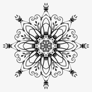 Divaz Hair Salon Beauty Parlour Floral Design - Line Art