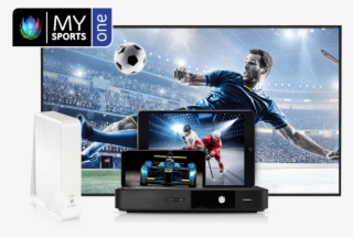 Live Sport And Top Games With Mysports Upc Png Upc - Television Set