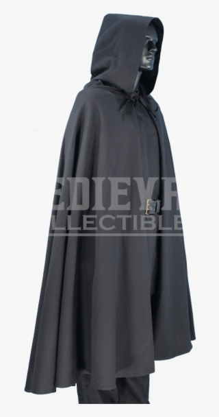 Black Hooded Cape