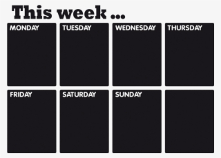 Chalkboard English Weekly Organizer - Pattern