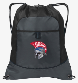 Drawstring Bag With Pocket - Bag